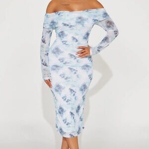 NWT fashion nova midi dress